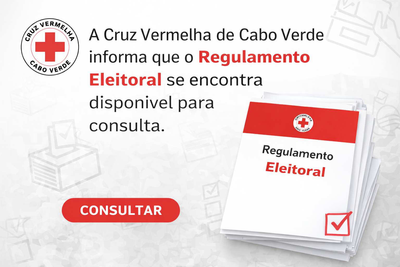 Publicação do Regulamento Eleitoral